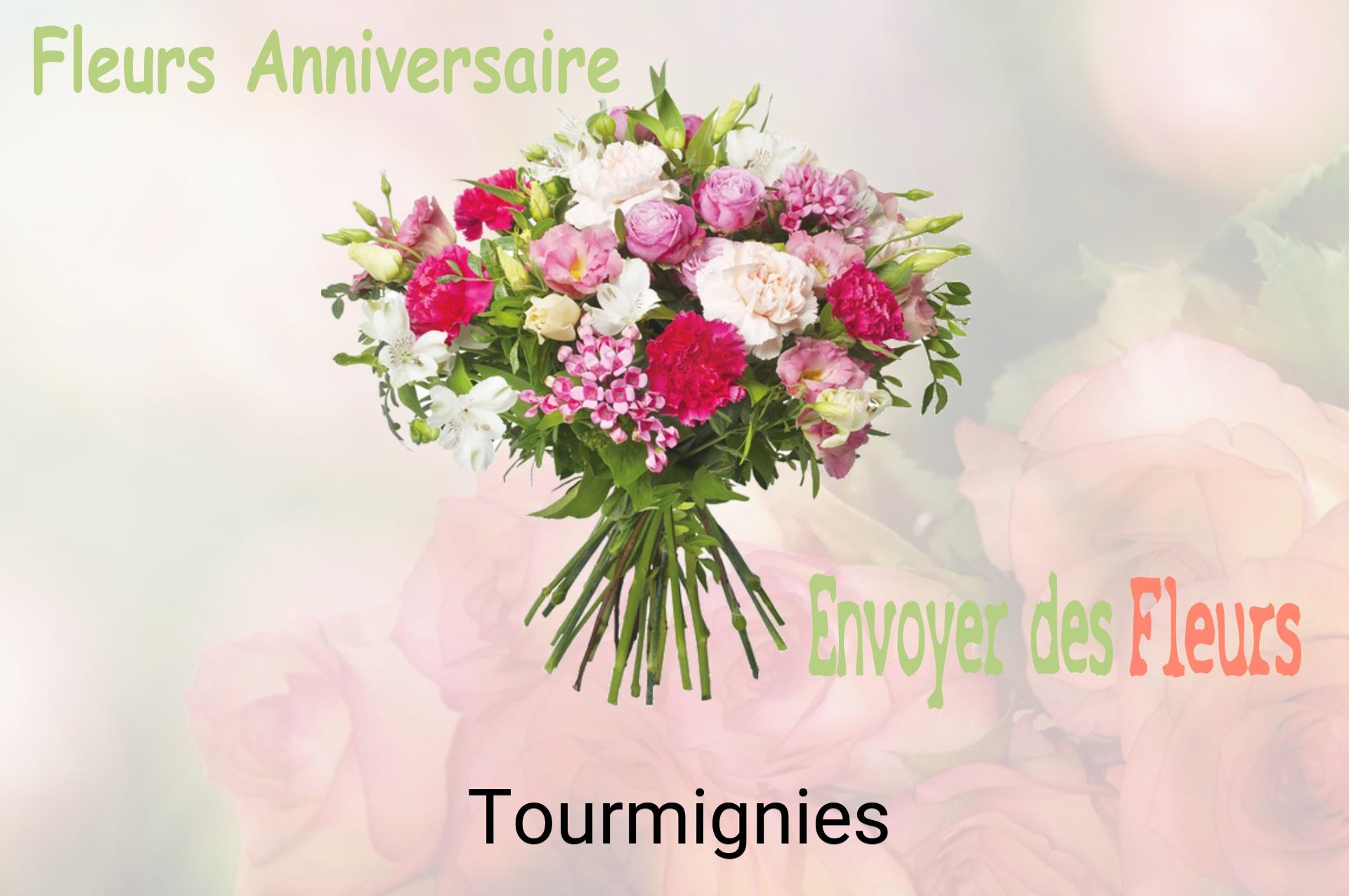 Bouquet de fleurs d’anniversaire livré à Tourmignies
